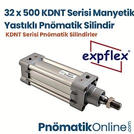 Expflex KDNT 32x500 Manyetik Yastıklı Pnömatik Silindir