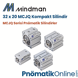 MCJQ-12-32-20-M Mindman Kompakt Pnömatik Silindir