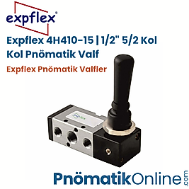 Expflex 4H410-15 | 1/2" 5/2 Kol Kol Pnömatik Valf
