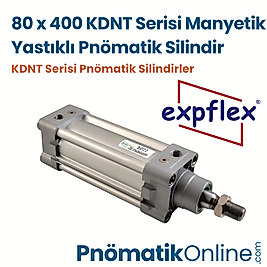 Expflex KDNT 80x400 Manyetik Yastıklı Pnömatik Silindir