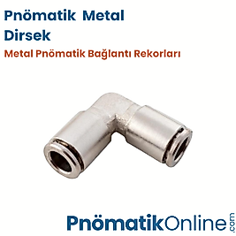 Pnömatik Metal Dirsek