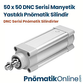 50x50 Manyetik Yastıklı Pnömatik Silindir