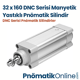 32x160 Manyetik Yastıklı Pnömatik Silindir