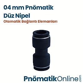 04 mm Pnömatik Düz Nipel