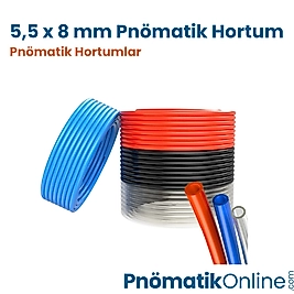 5,5 x 8 mm Pnömatik Hortum