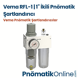 Vema RFL-1 | 1" İkili Pnömatik Şartlandırıcı