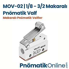 MOV-02 |  1/8" Makara Yay Pnömatik Valf
