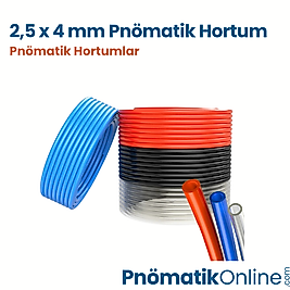 2,5 x 4 mm Pnömatik Hortum
