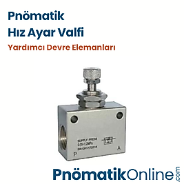 Pnömatik Hız Ayar Valfi