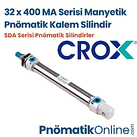 Crox MA 32x400 Manyetik Pnömatik Kalem Silindir