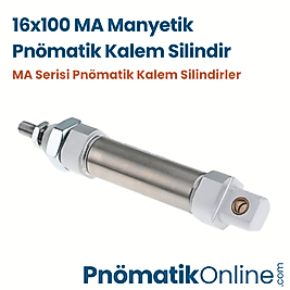 16x100 MA Manyetik Pnömatik Kalem Silindir