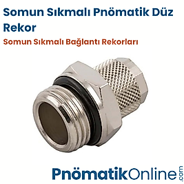 Somun Sıkmalı Pnömatik Düz Rekor