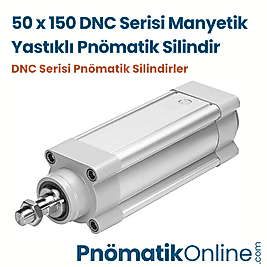 50x150 Manyetik Yastıklı Pnömatik Silindir