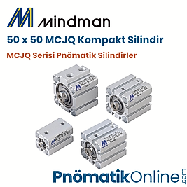 MCJQ-12-50-50-M Mindman Kompakt Pnömatik Silindir