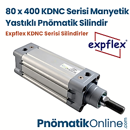 Expflex KDNC 80x400-S Manyetik Yastıklı Pnömatik Silindir