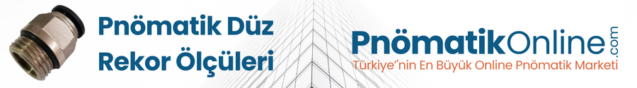 Pnömatik Düz Rekor Ölçüleri