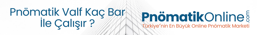 Pnömatik Valf Kaç Bar ile Çalışır ?
