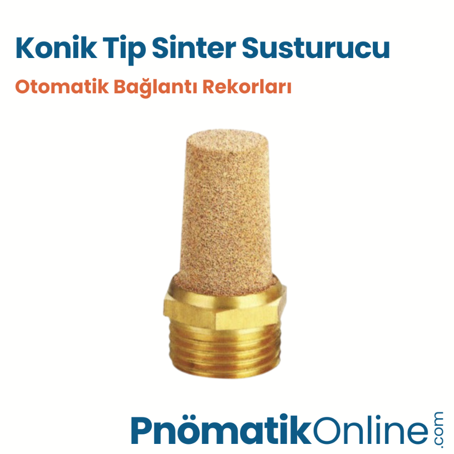 Konik Tip Sinter Susturucu