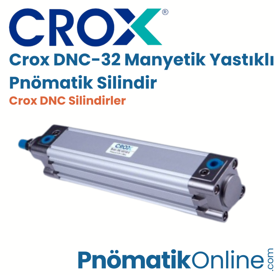Crox DNC-32 Manyetik Yastıklı Pnömatik Silindir
