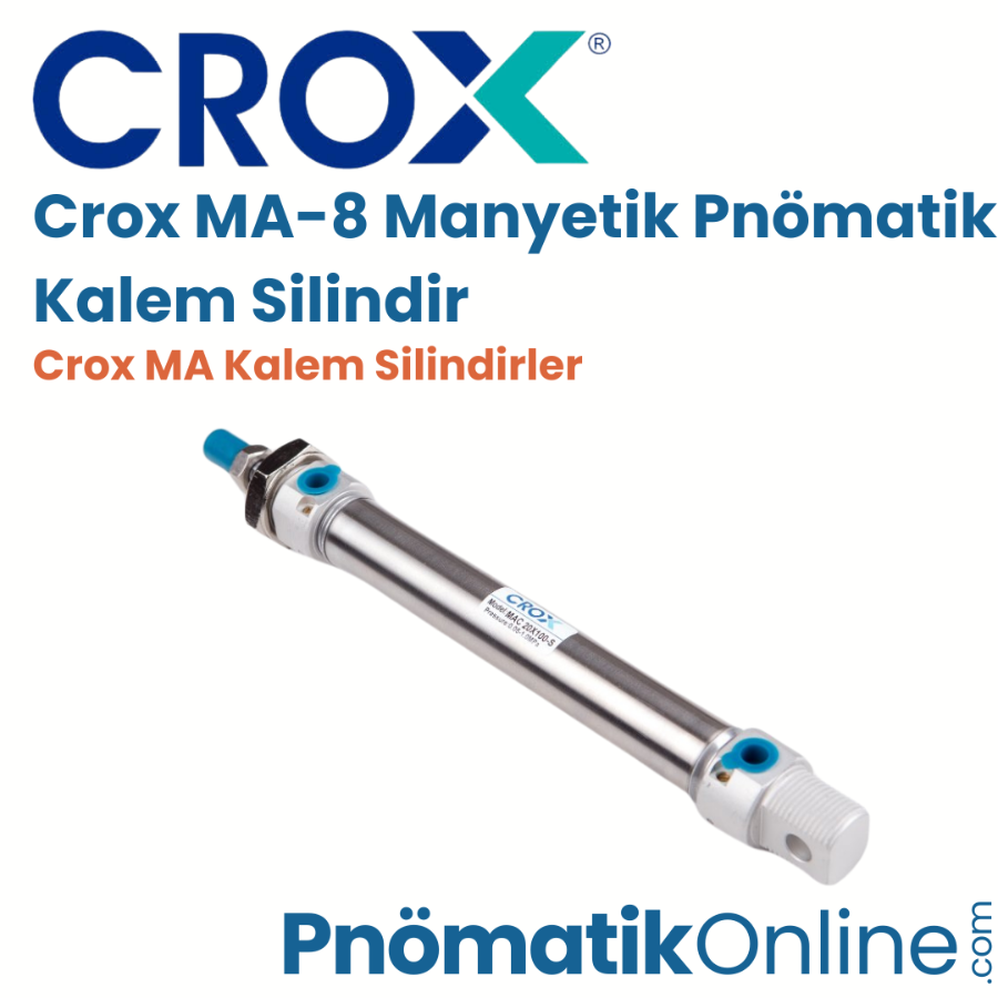 Crox MA-8 Manyetik Pnömatik Kalem Silindir