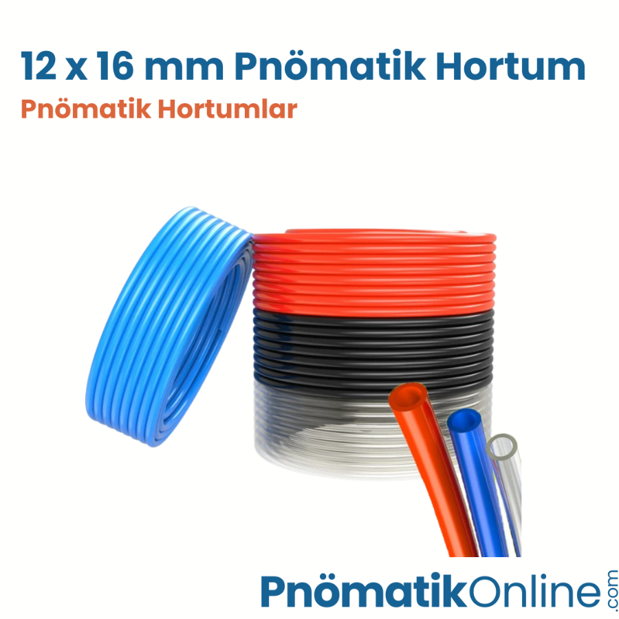 12 x 16 mm Pnömatik Hortum