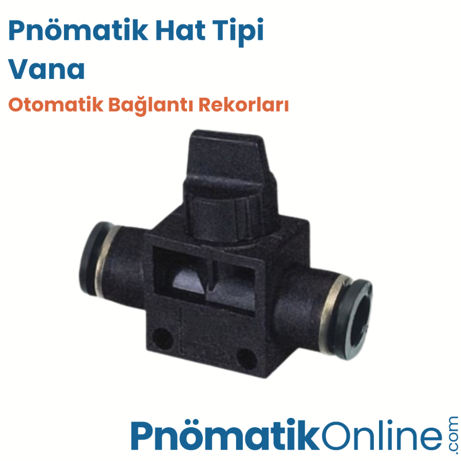 Pnömatik Hat Tipi Küresel Vana