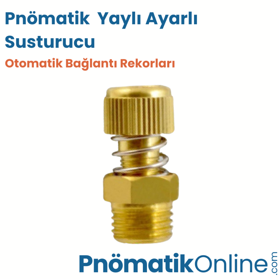 Yaylı Ayarlı Sinter Susturucu