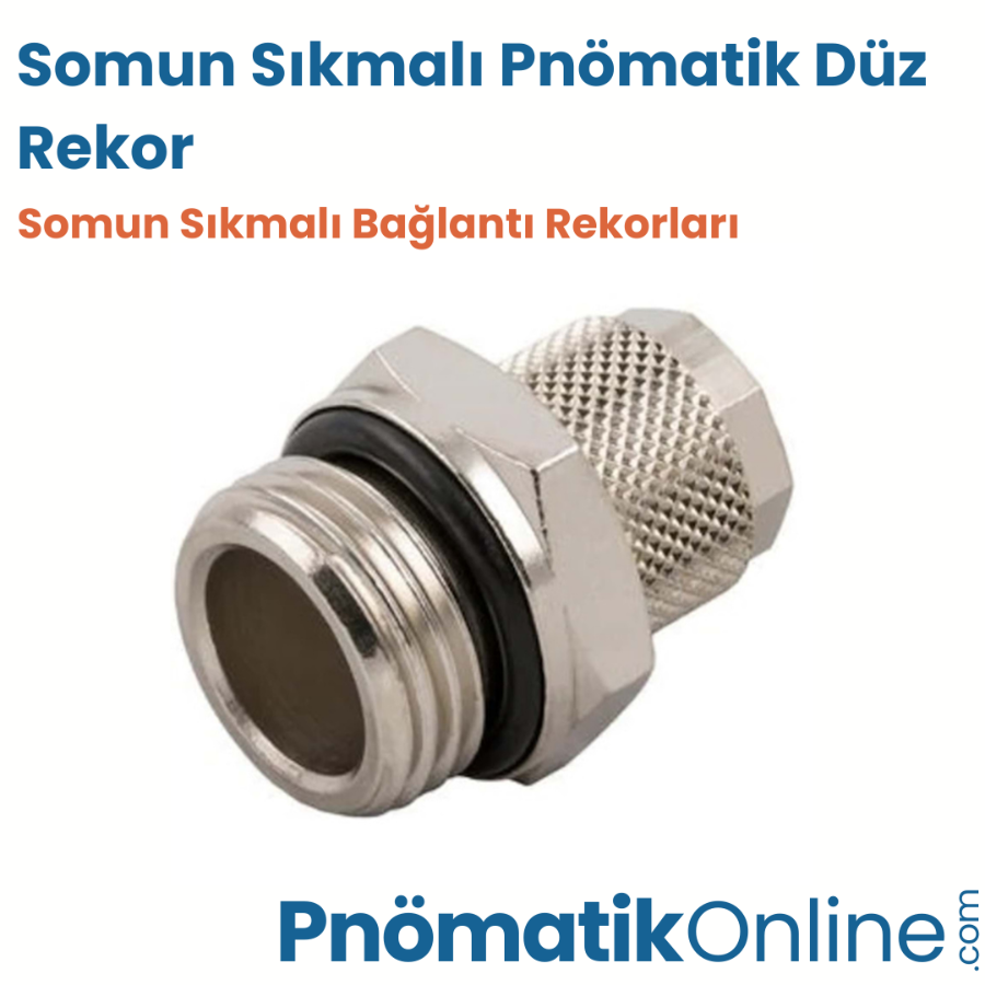 Somun Sıkmalı Pnömatik Düz Rekor