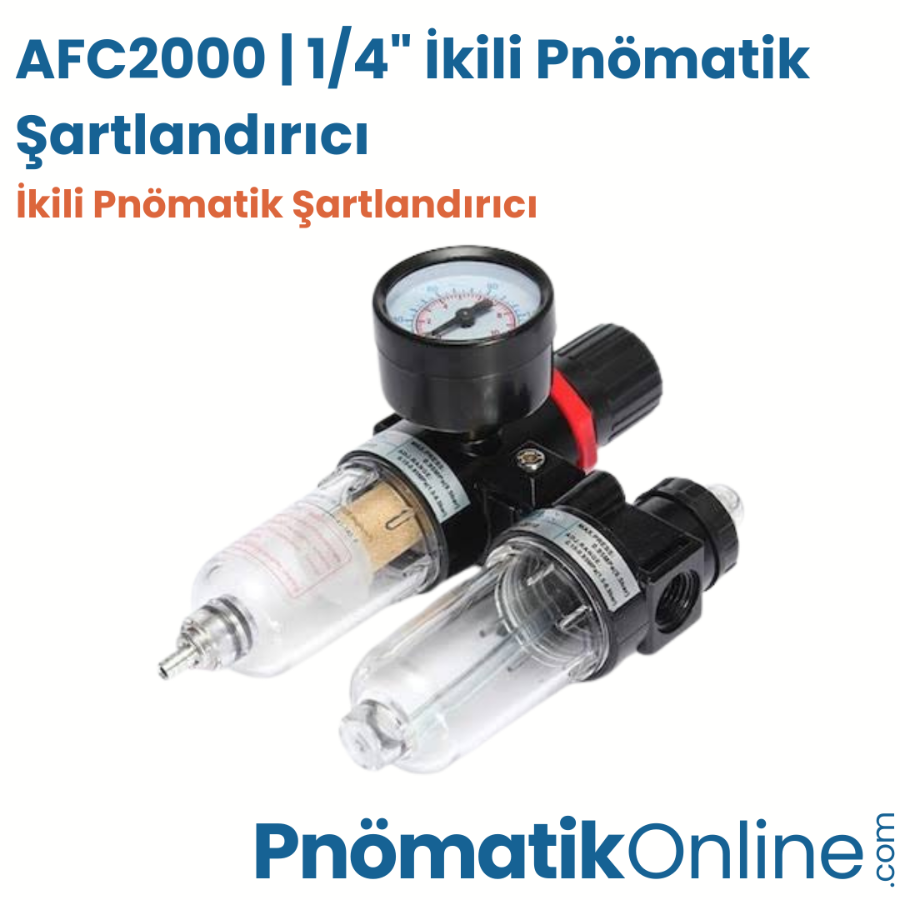 AFC2000 | 1/4" Pnömatik Şartlandırıcı