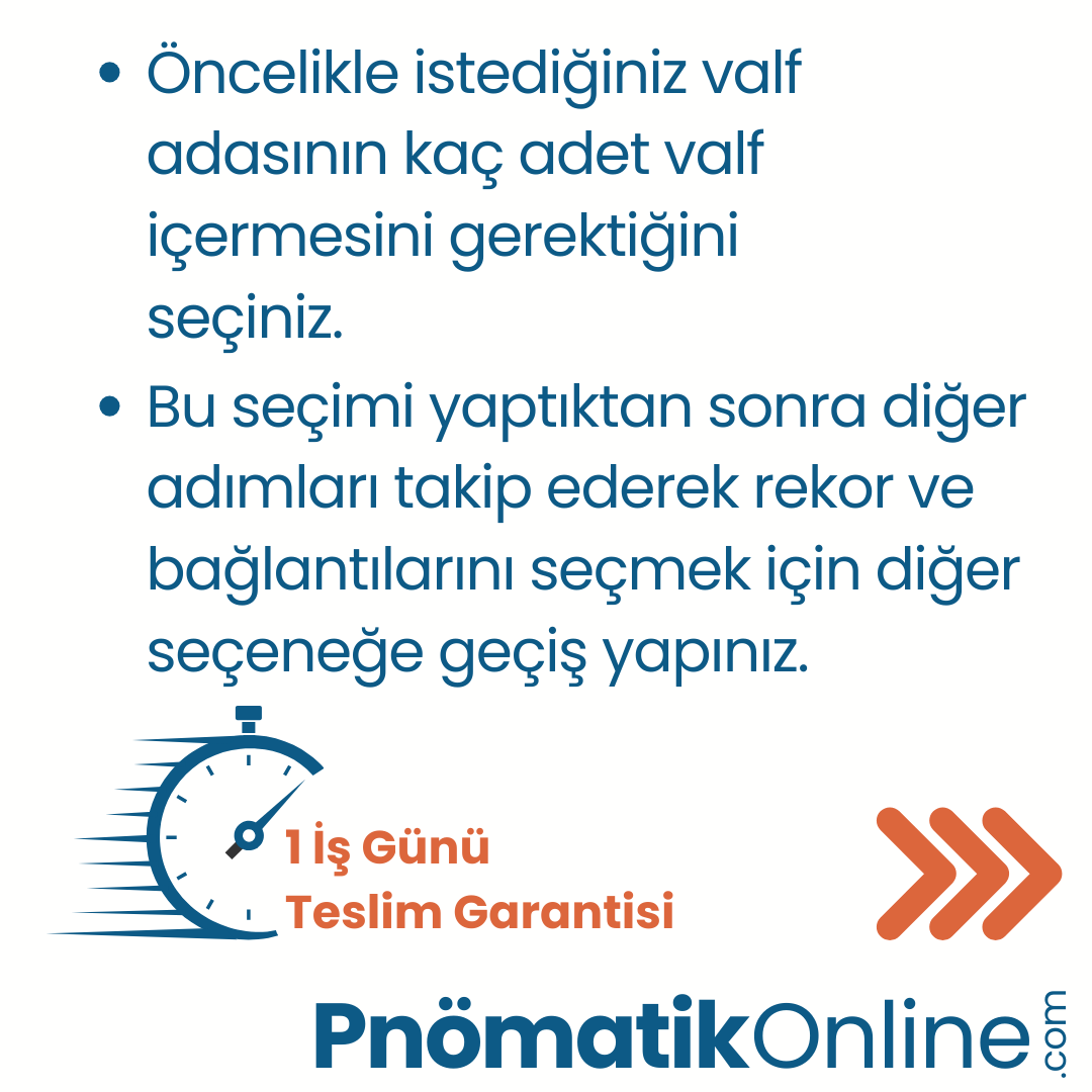 Pnömatik Valf Adası Oluşturma Aracı