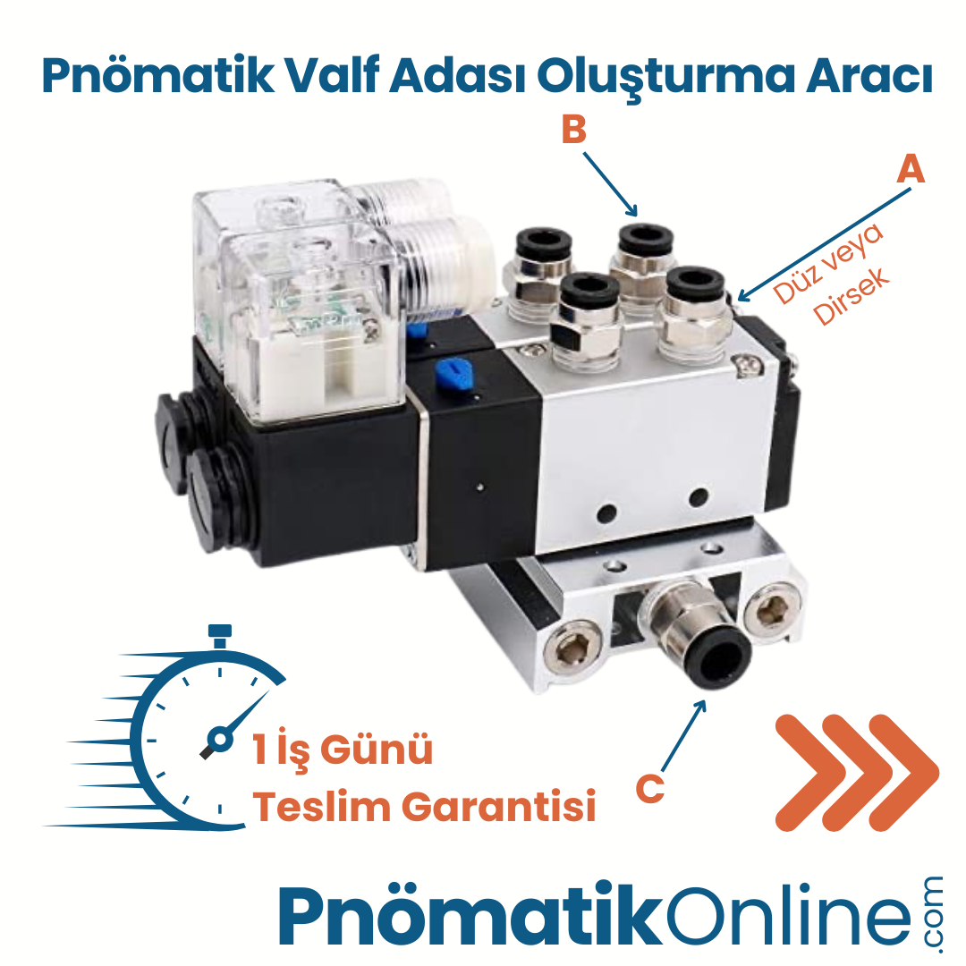 Pnömatik Valf Adası Oluşturma Aracı